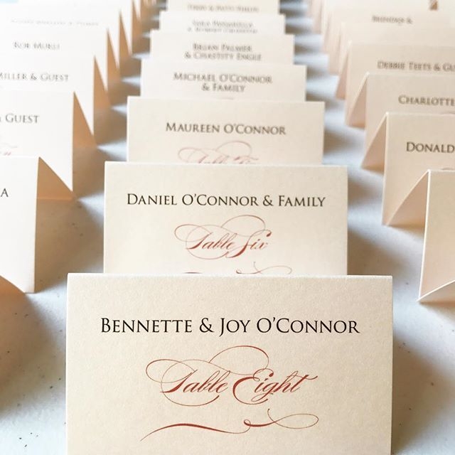 Escort Cards Printable