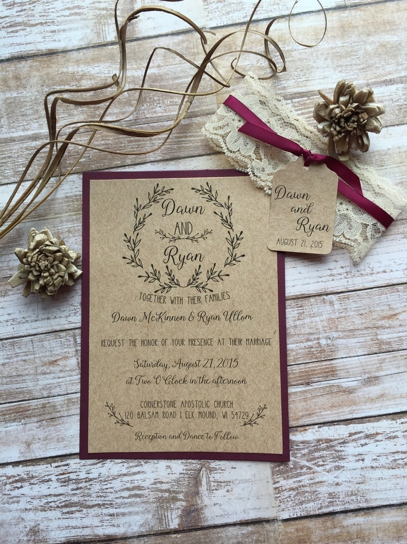 Etsy Printable Wedding Invitations