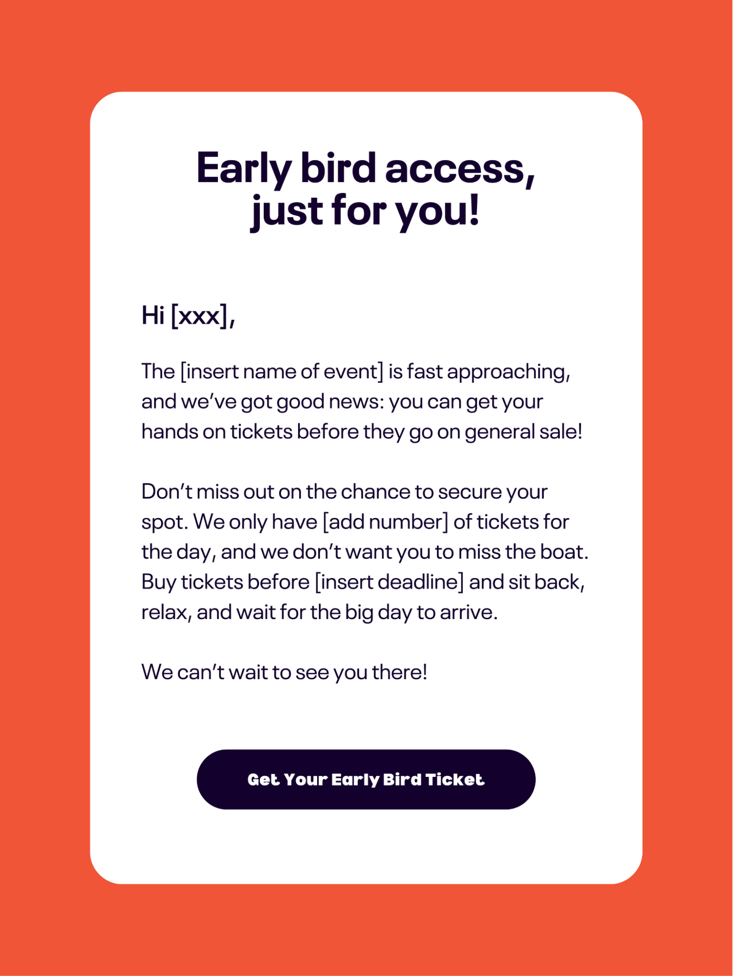 Event Invitation Email Examples And Templates To Boost Sales