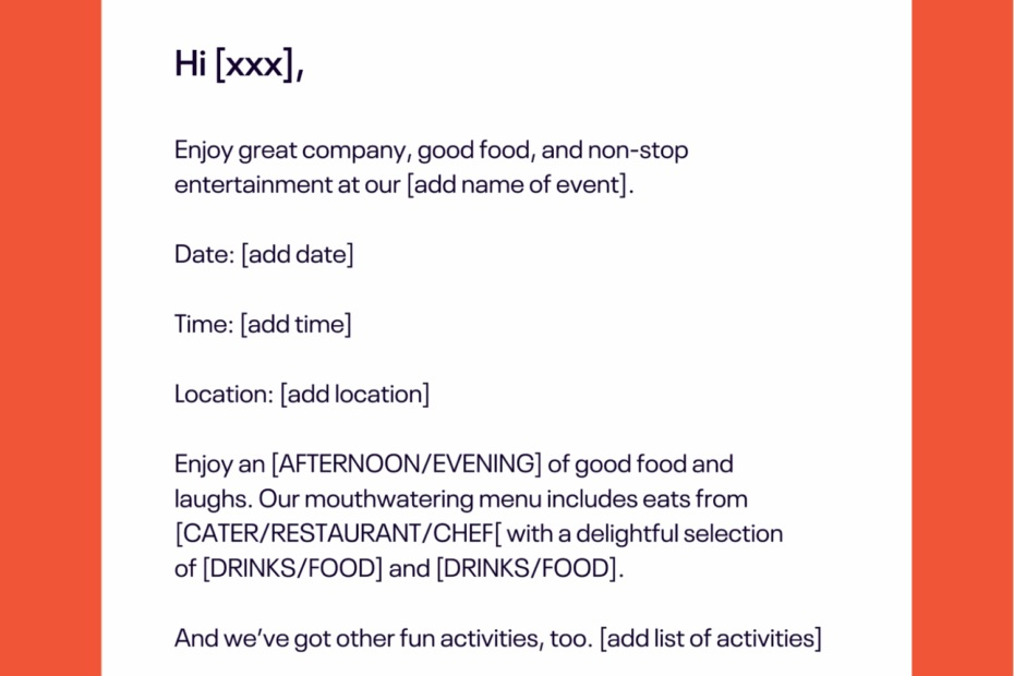 Event Invitation Email Examples And Templates To Boost Sales