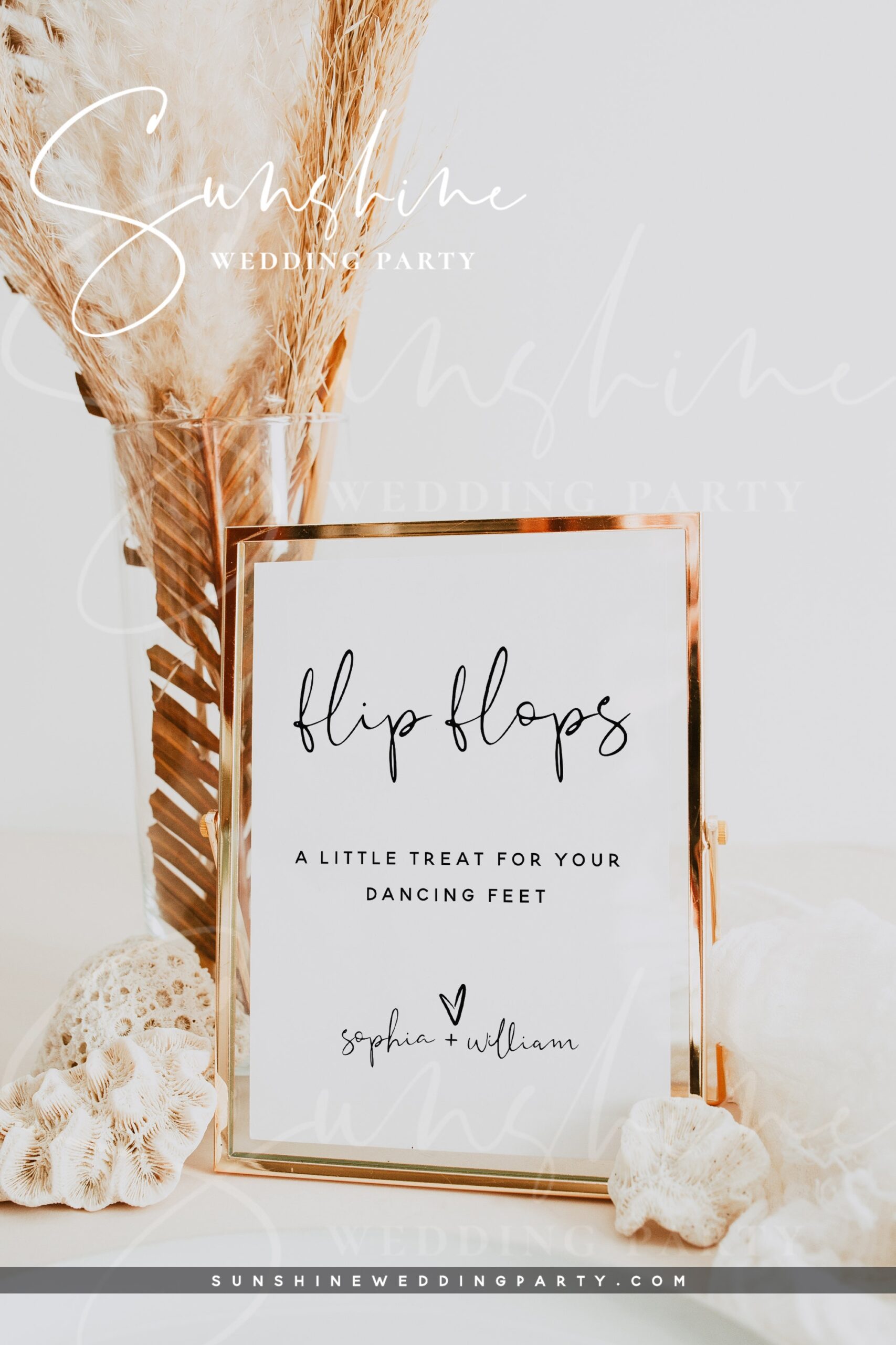 Flip Flops Sign Template Wedding Signs Printable Flip Flops 
