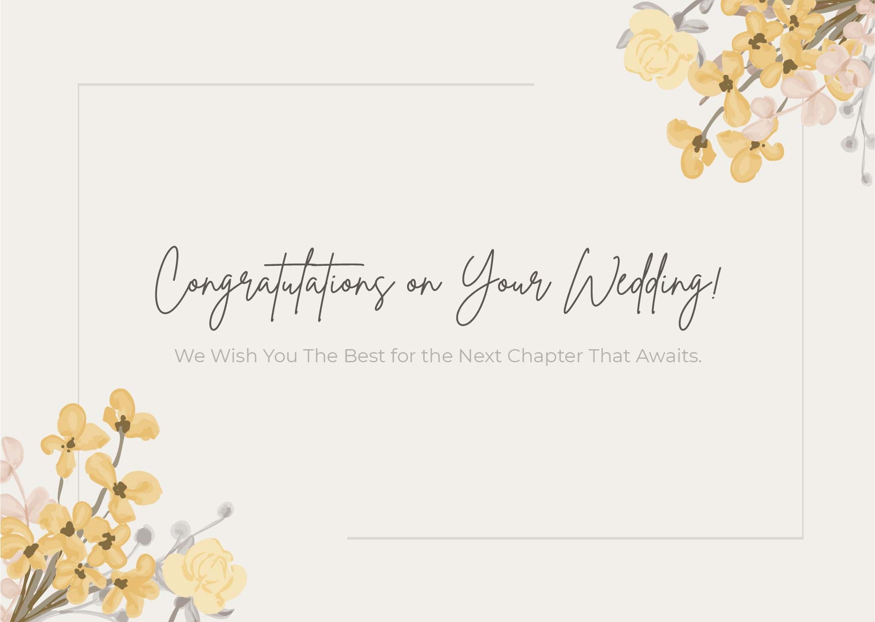 Floral Congratulations Card Template In PSD Illustrator Word Publisher Google Docs Pages Download Template