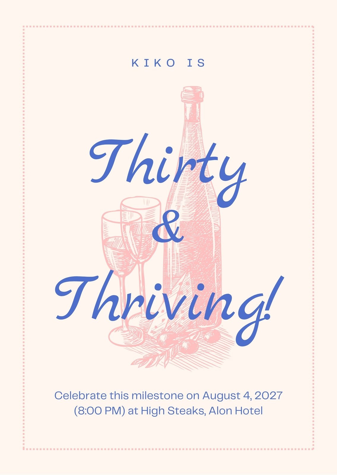 Free And Custom 30th Birthday Invitation Templates Canva