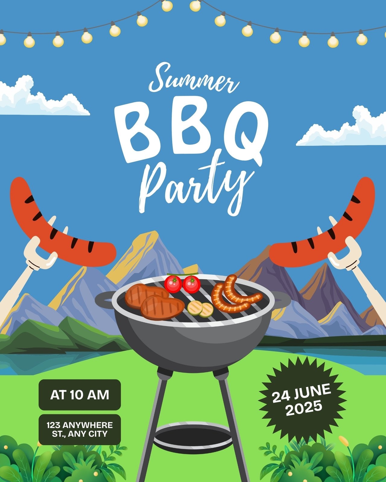 Free And Customizable Bbq Templates