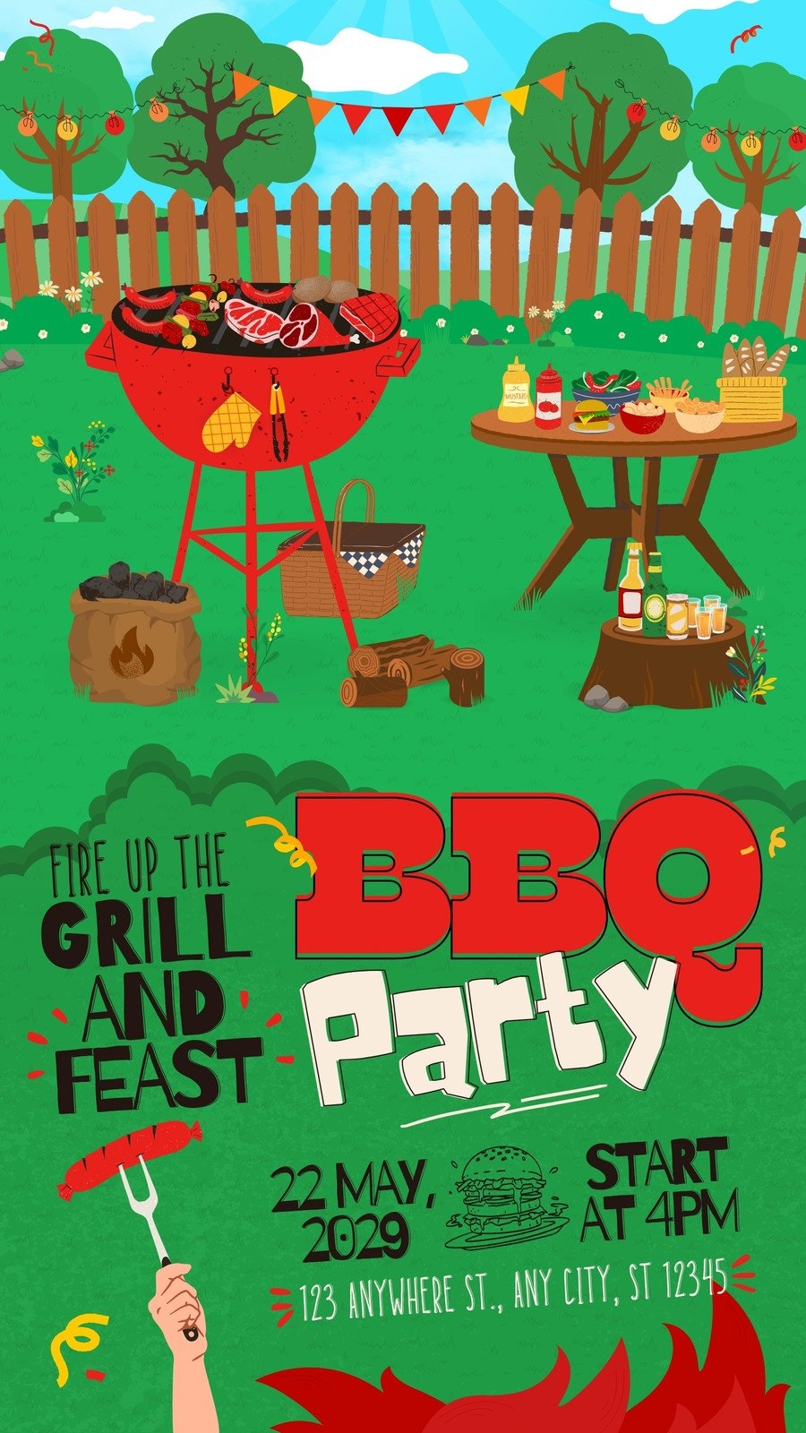 Free And Customizable Bbq Templates