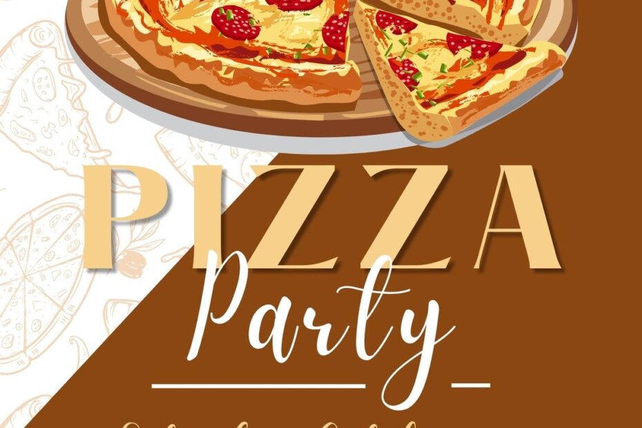 Free And Customizable Pizza Party Templates Canva