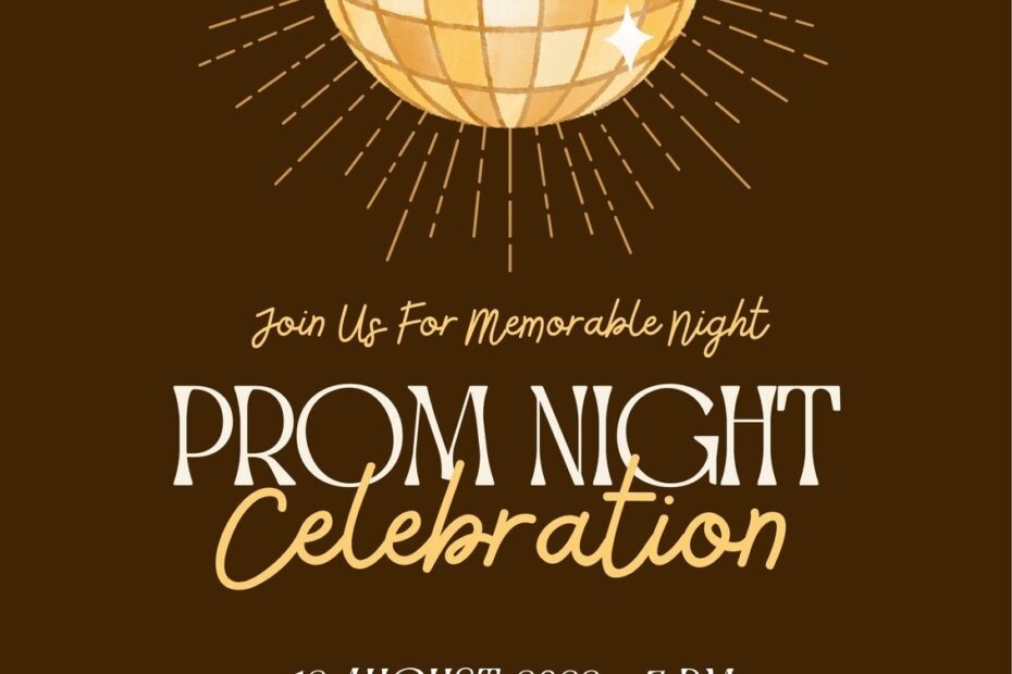 Free And Customizable Prom Templates