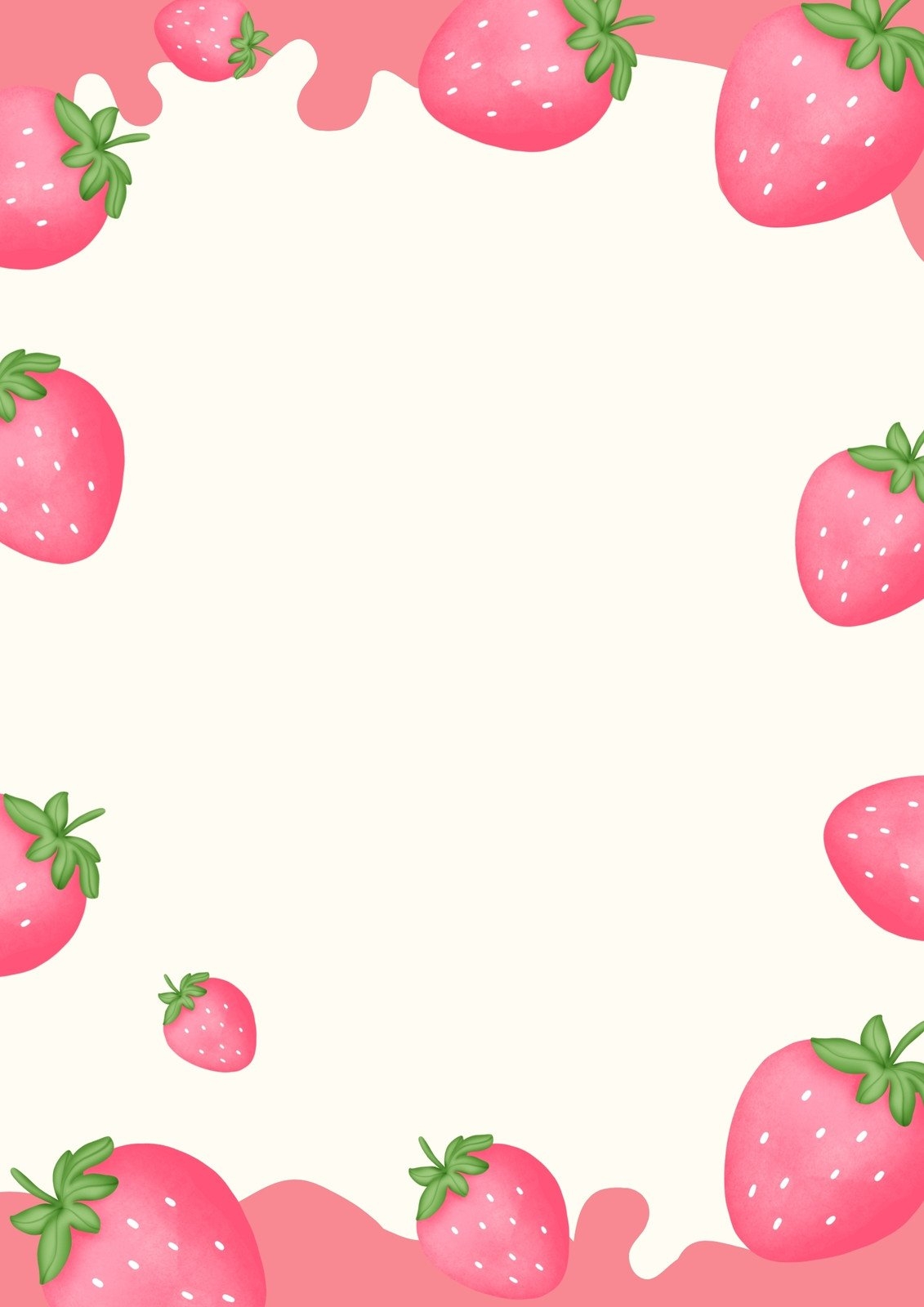 Free And Customizable Strawberry Templates