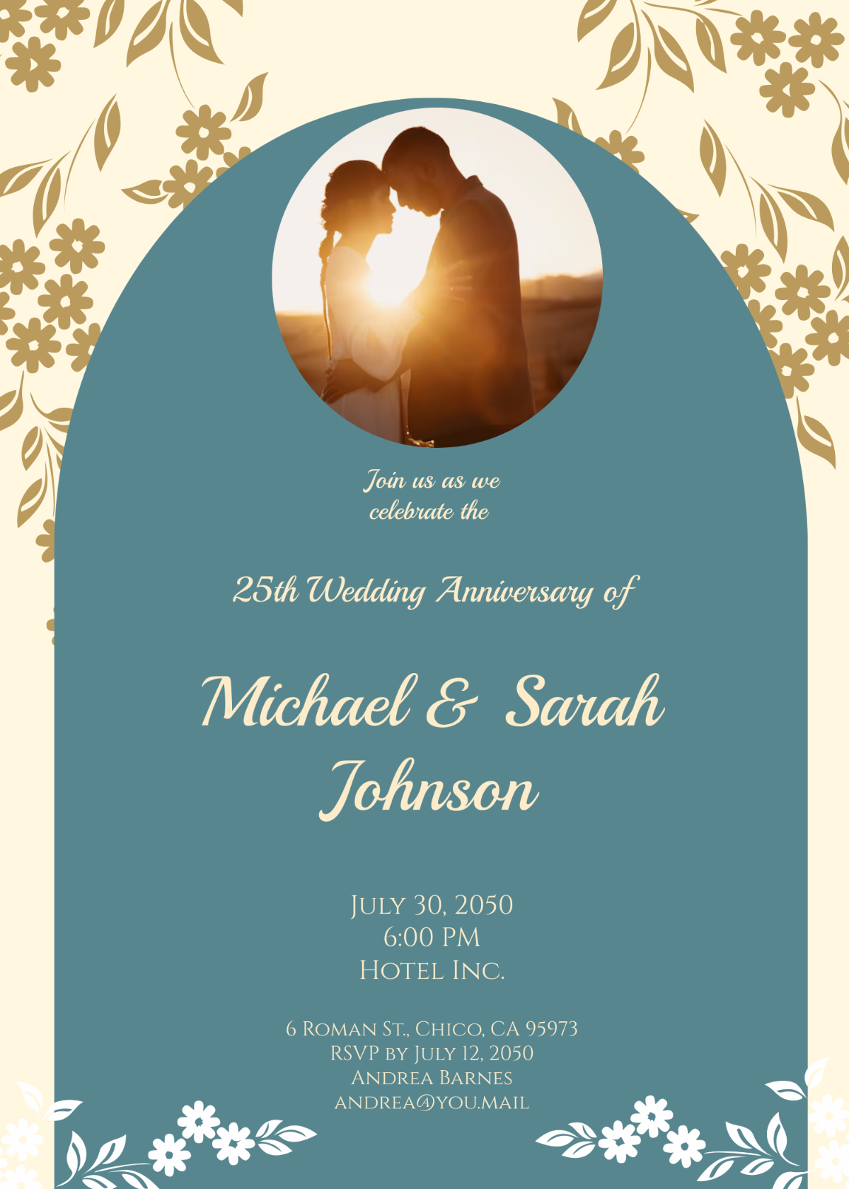 Free Anniversary Invitation Templates Editable And Printable