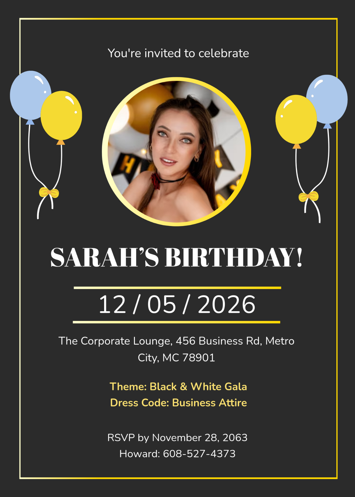 Free Birthday Invitation Templates Editable And Printable