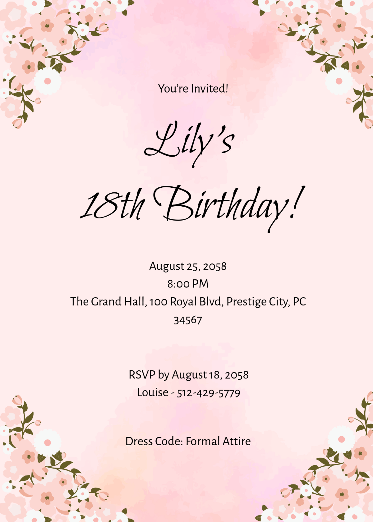 Free Birthday Invitation Templates Editable And Printable