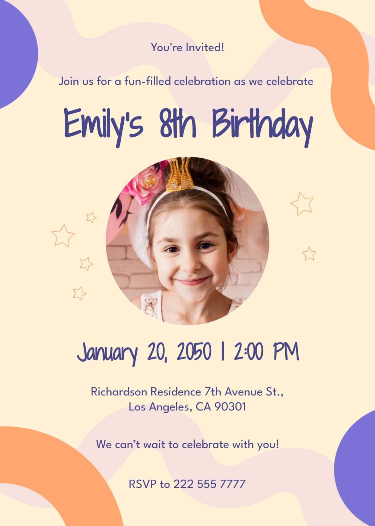 Free Birthday Party Invitation Templates Editable And Printable