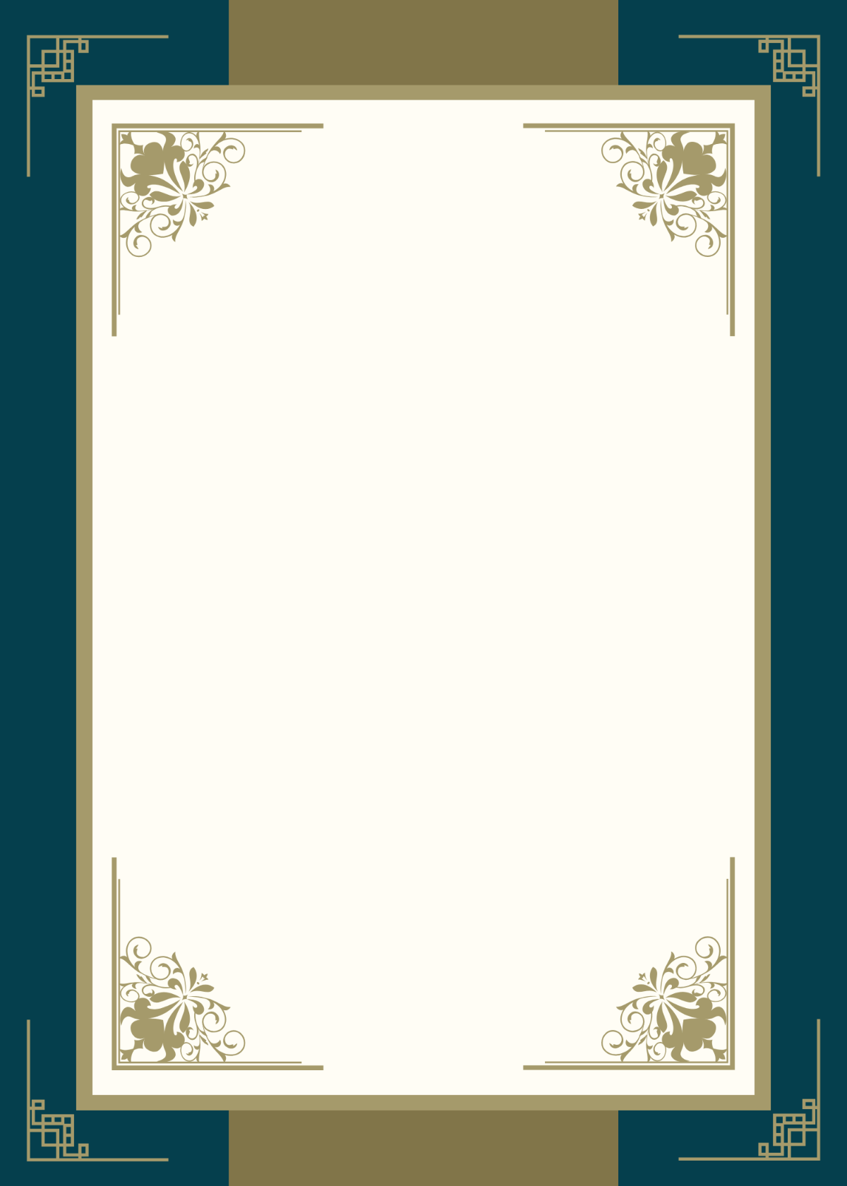 Free Border Invitation Templates Editable And Printable