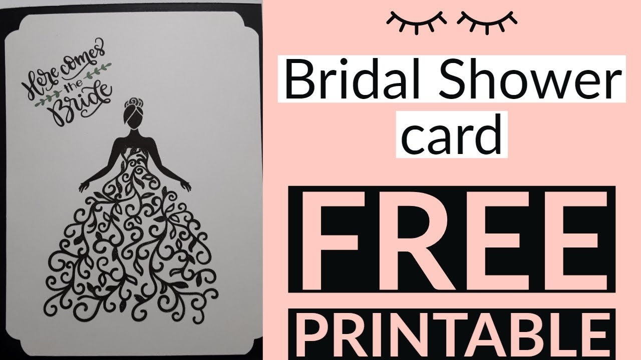 Free Bridal Shower Card Printable Free Printables Hub