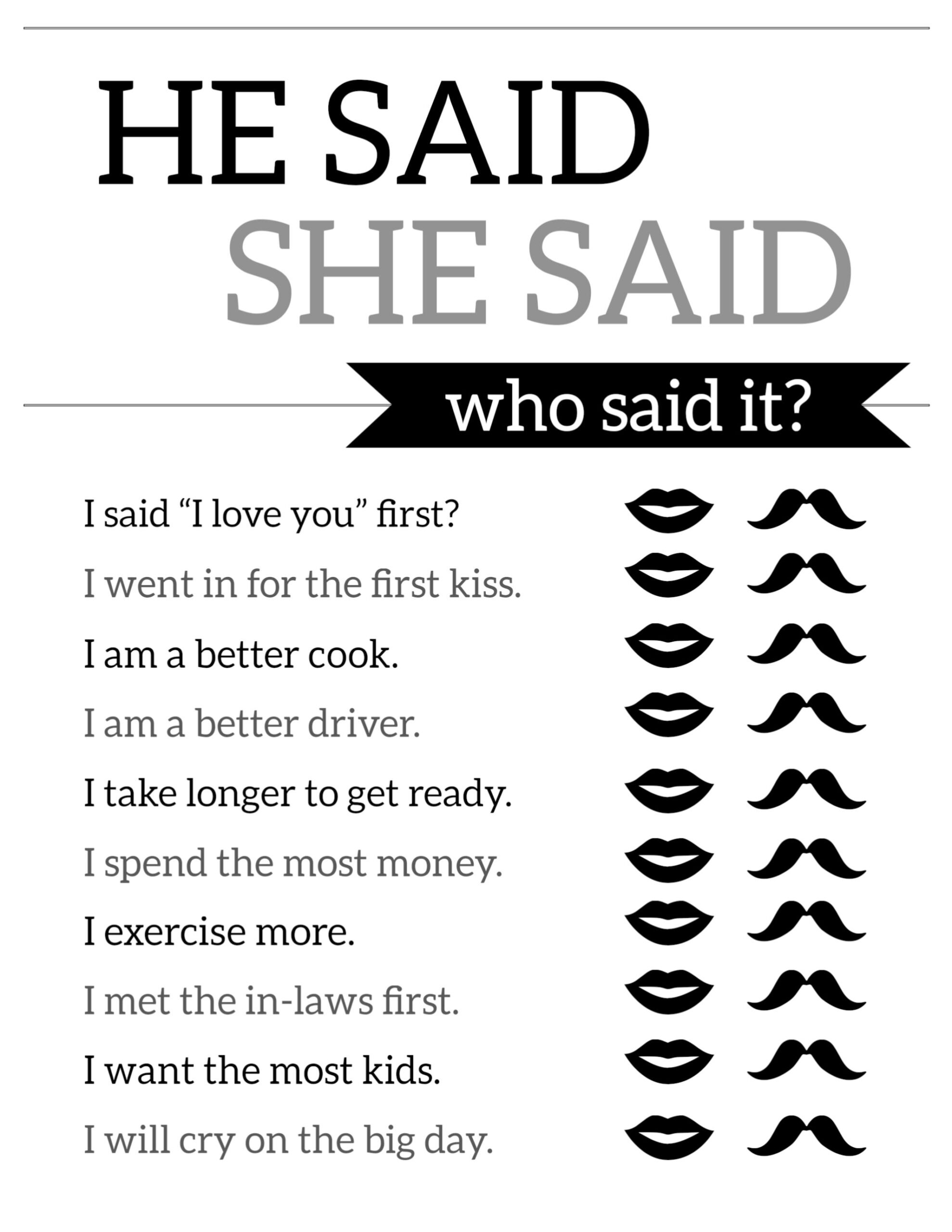 Free Bridal Shower Games Printables Advice For The Bride Cards 