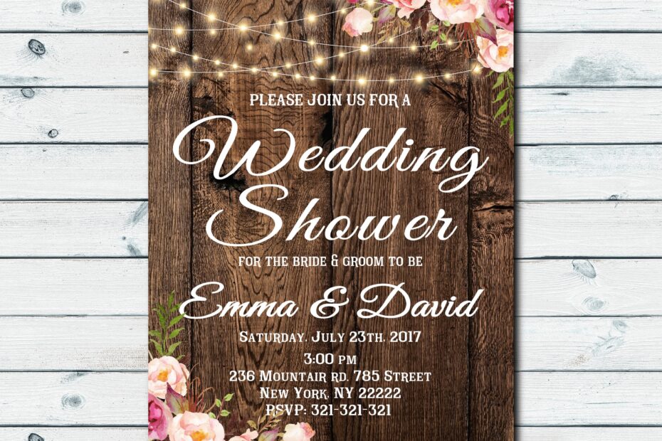 Free Bridal Shower Printables Invitations