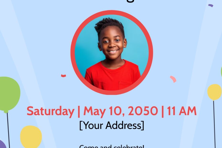 Free Children s Birthday Invitation Template To Edit Online