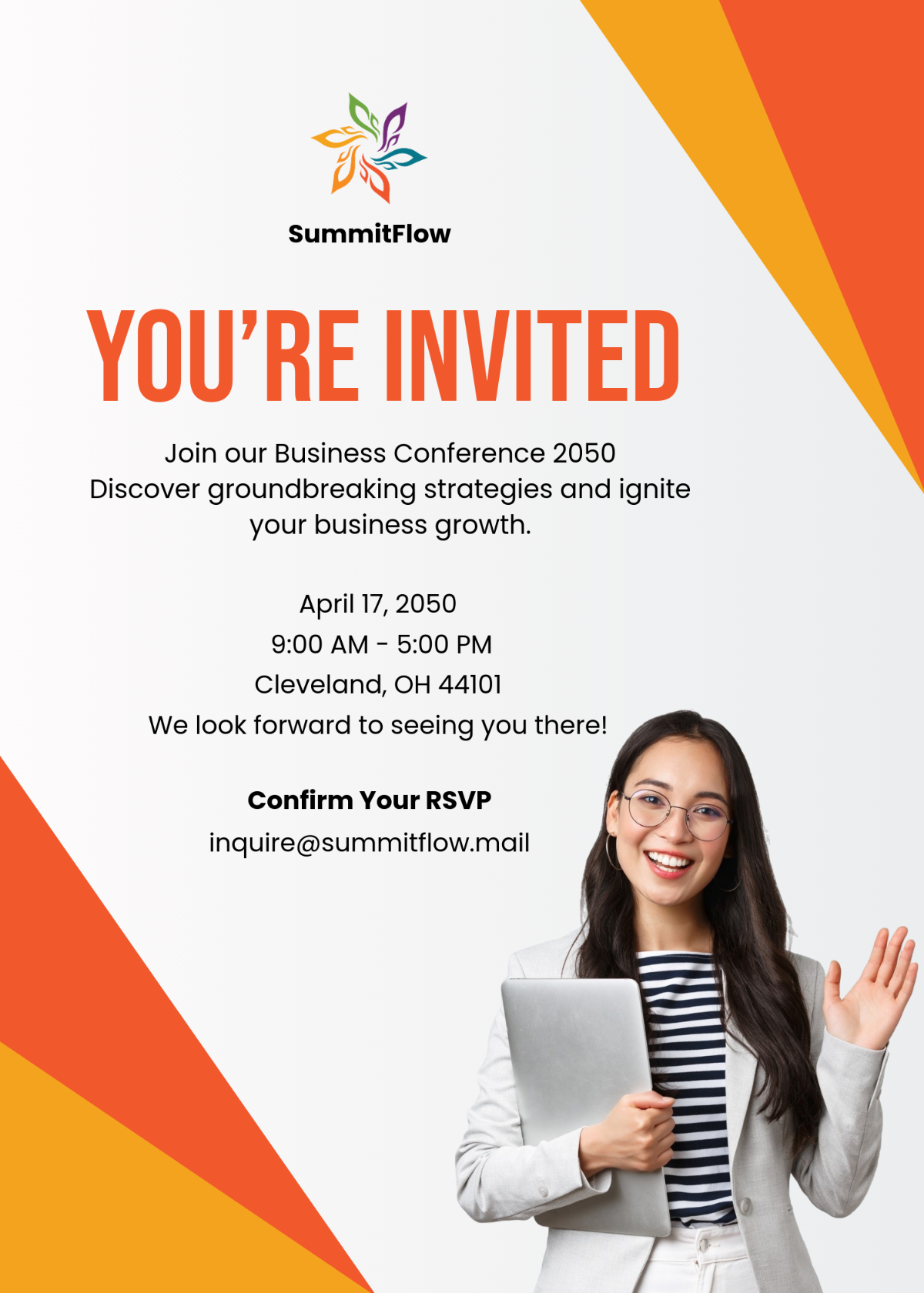 Free Conference Invitation Templates Editable And Printable