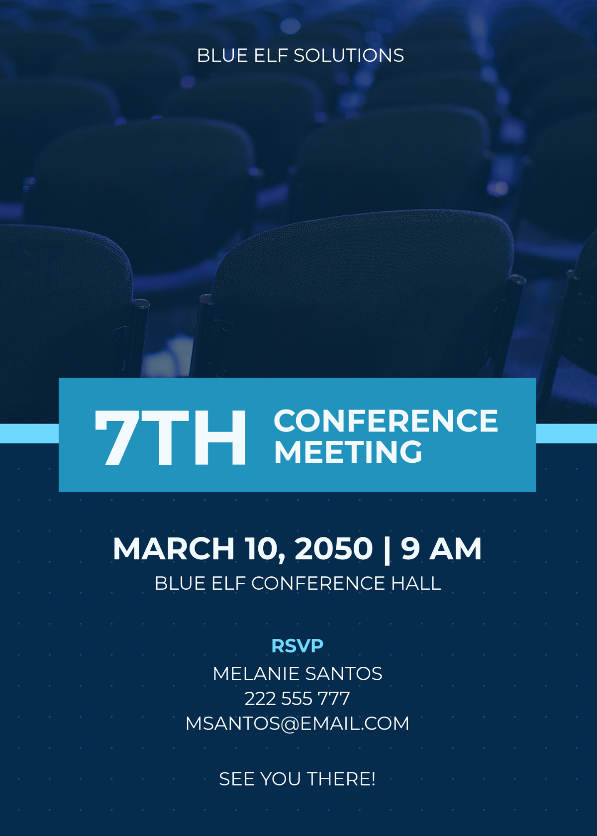 Free Conference Invitation Templates Editable And Printable