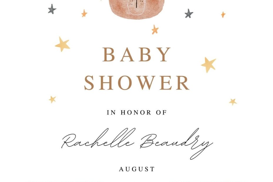 Free Custom Printable Baby Shower Invitation Templates Canva