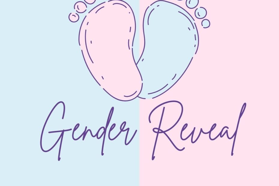 Free Custom Printable Gender Reveal Invitation Templates Canva