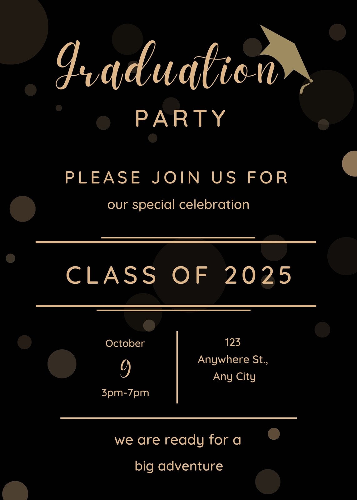 Free Custom Printable Graduation Invitation Templates Canva