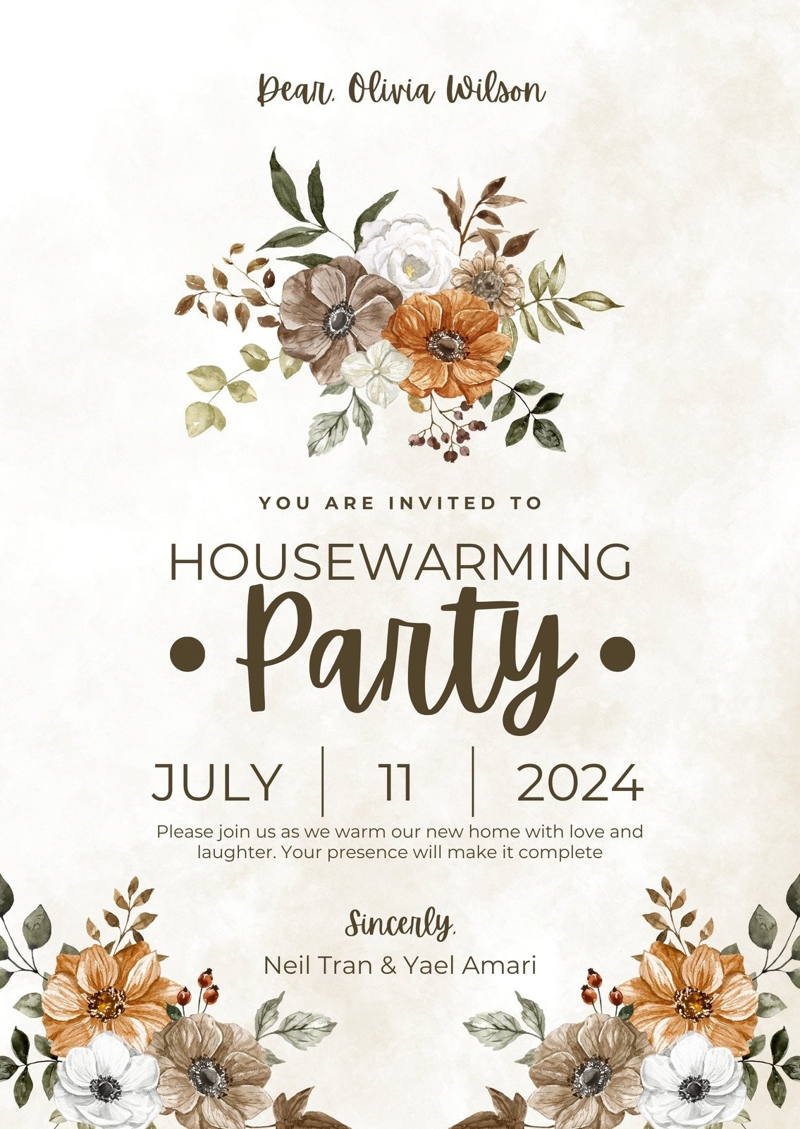 Free Custom Printable Housewarming Invitation Templates Canva Worksheets Library