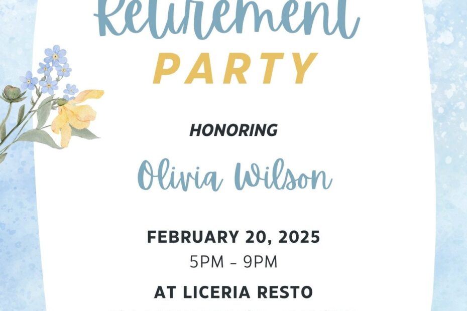 Free Custom Printable Retirement Party Invitation Templates Canva
