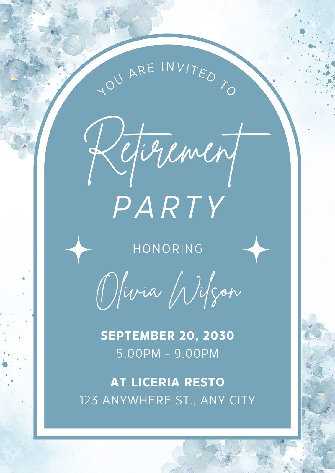 Free Custom Printable Retirement Party Invitation Templates Canva