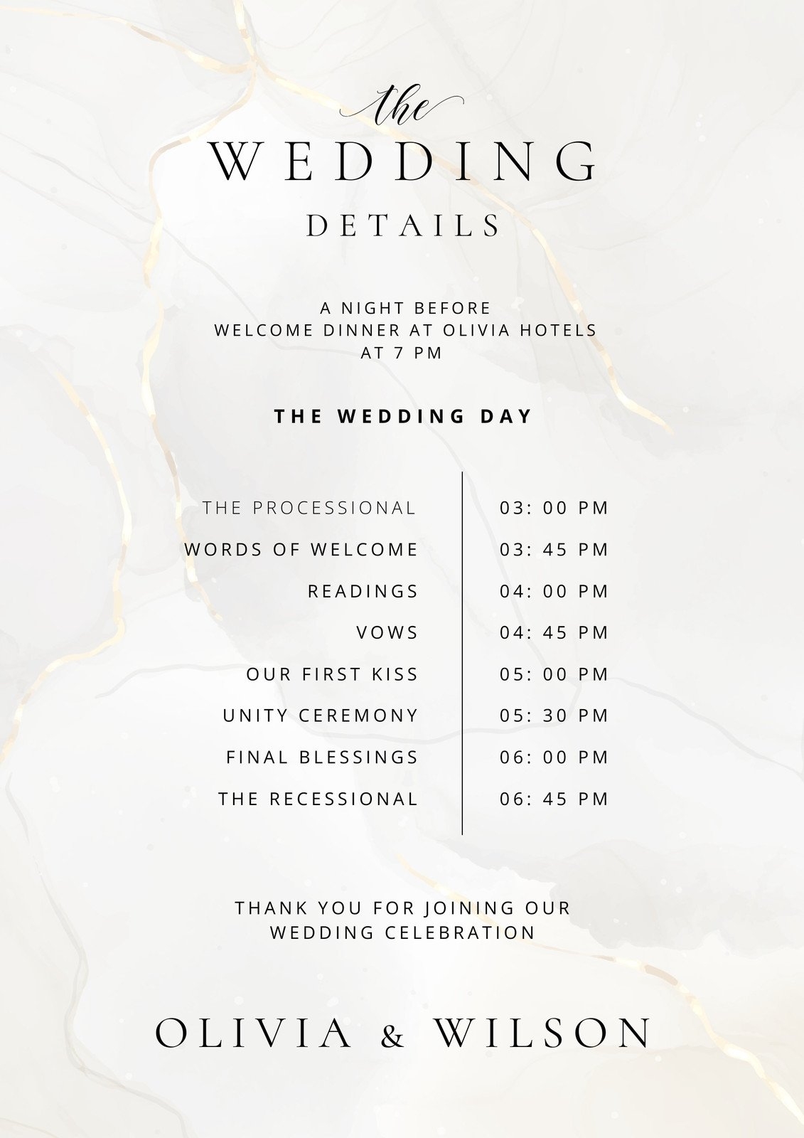 Free Custom Printable Wedding Timeline Planner Templates Canva