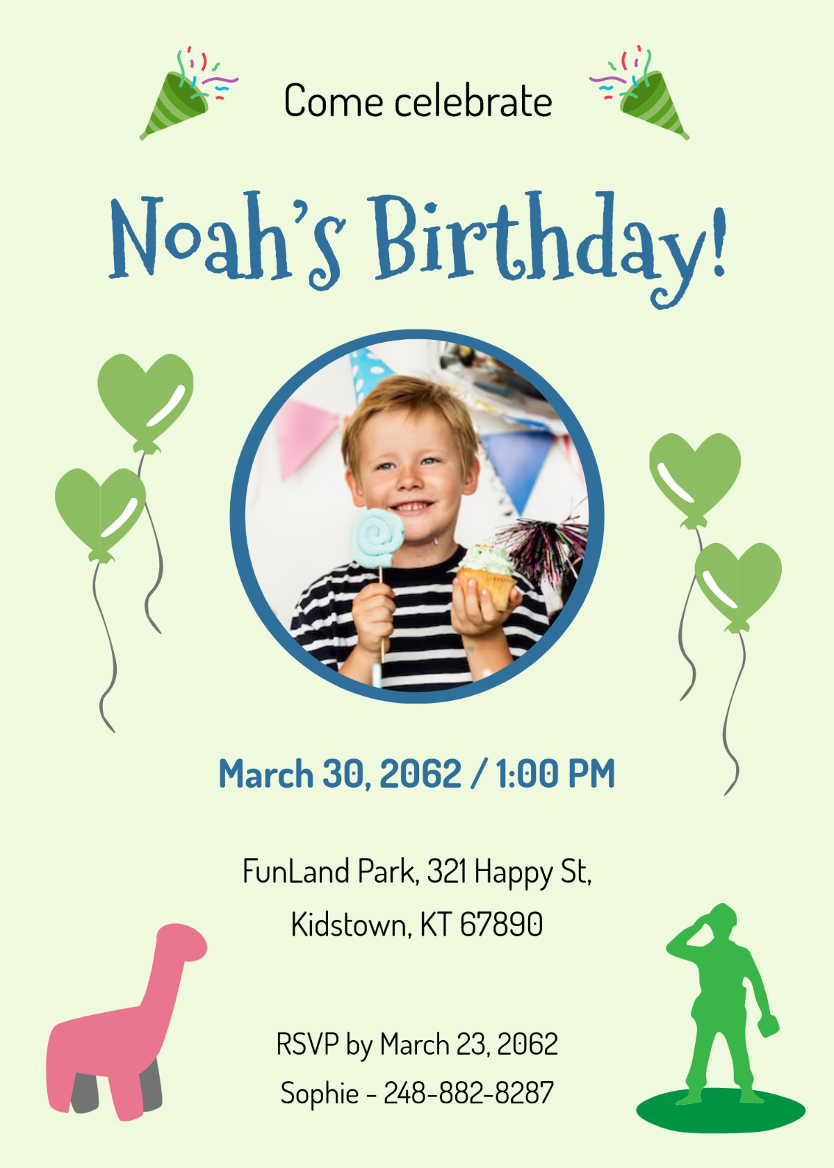 Free Customizable Birthday Invitation Template To Edit Online