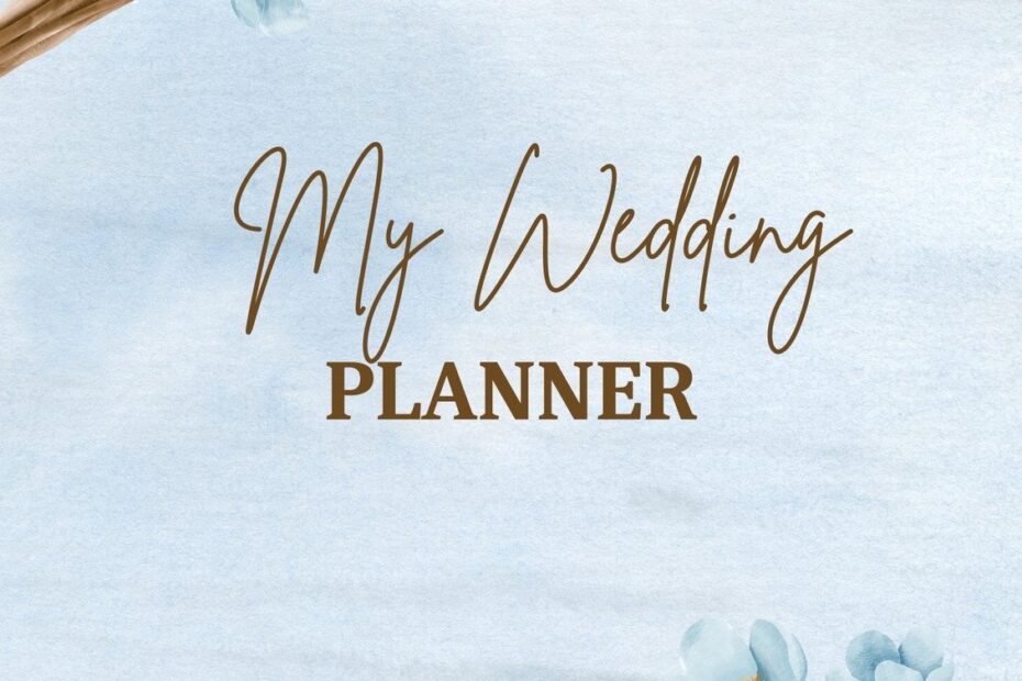 Free Customizable Wedding Planner Cover Templates Canva