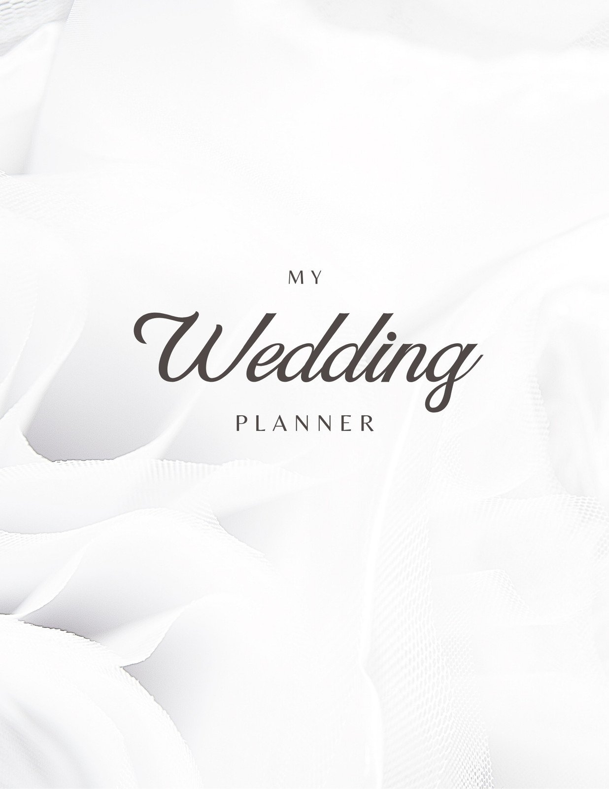 Free Customizable Wedding Planner Cover Templates Canva