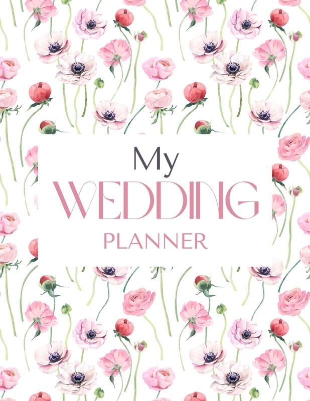 Free Customizable Wedding Planner Cover Templates Canva