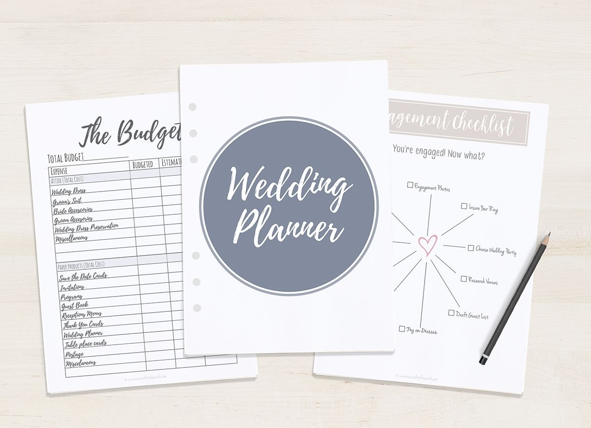 Free Downloadable Wedding Planner