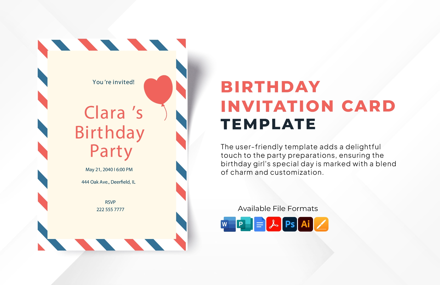 Free Editable Invitation Templates In Google Docs To Download