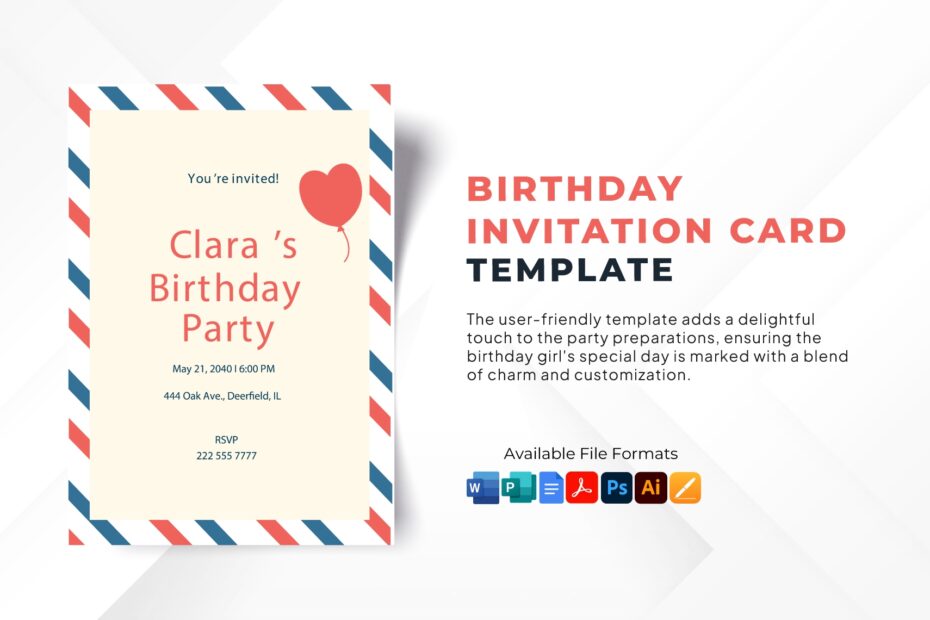 Free Editable Invitation Templates In Google Docs To Download