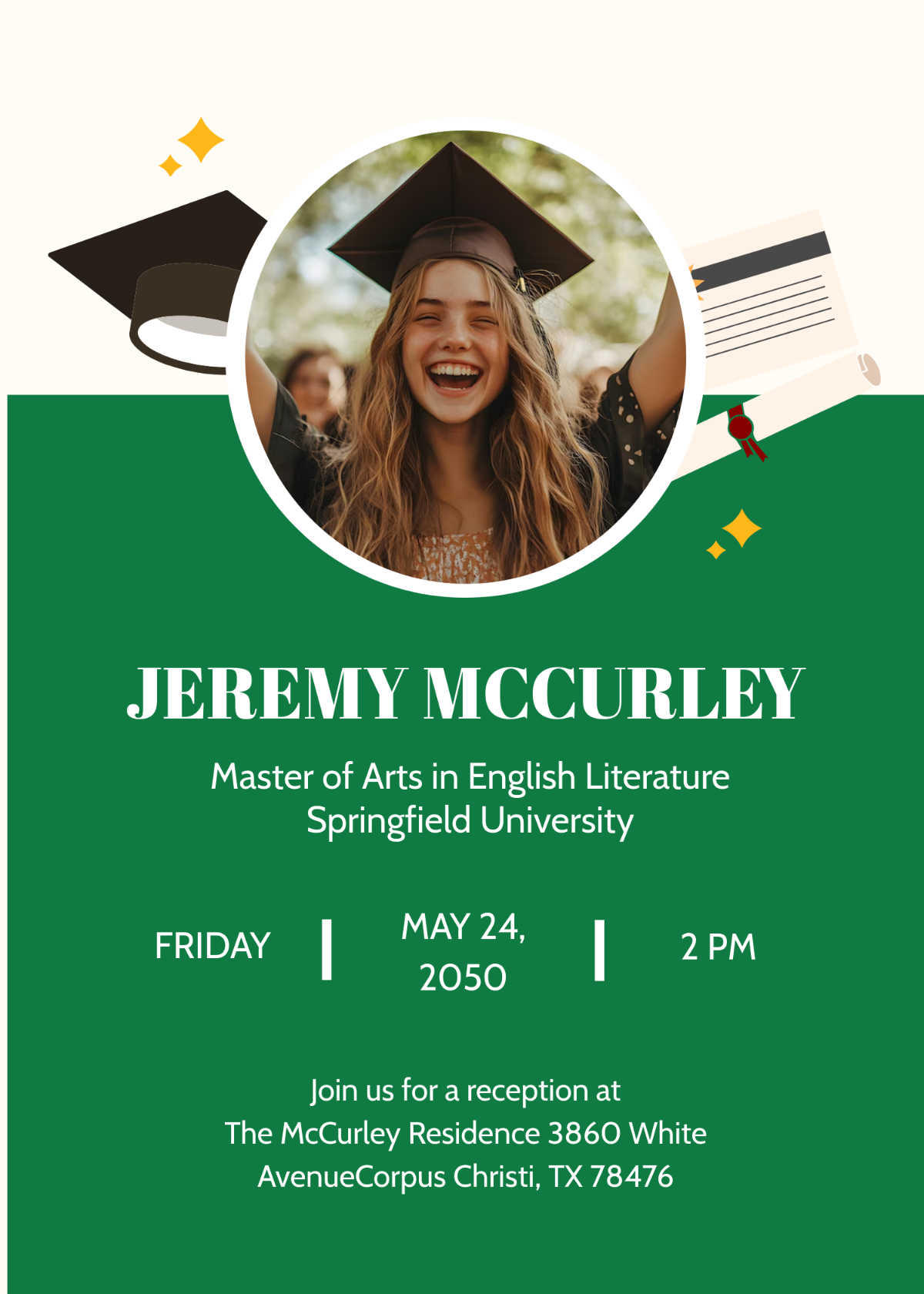 Free Graduation Invitation Templates Editable And Printable