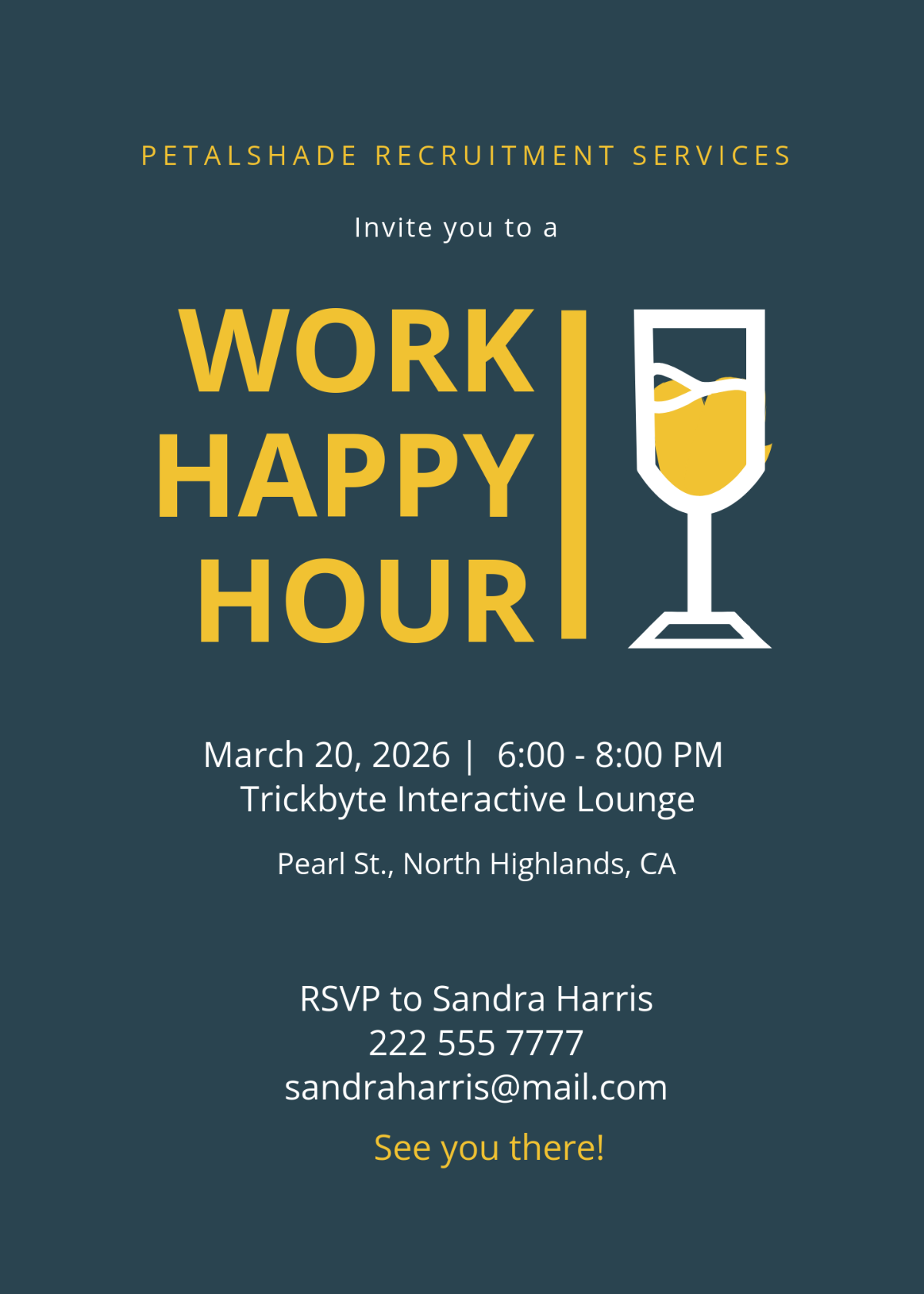 Free Happy Hour Invitation Templates Editable And Printable