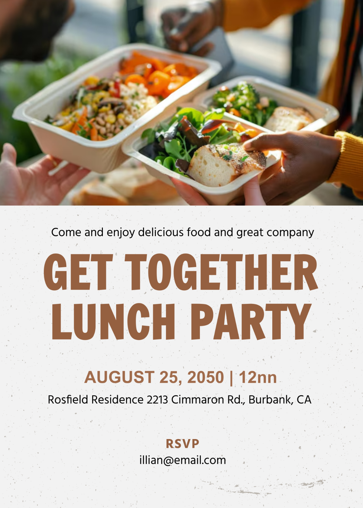 Free Lunch Invitation Templates Editable And Printable