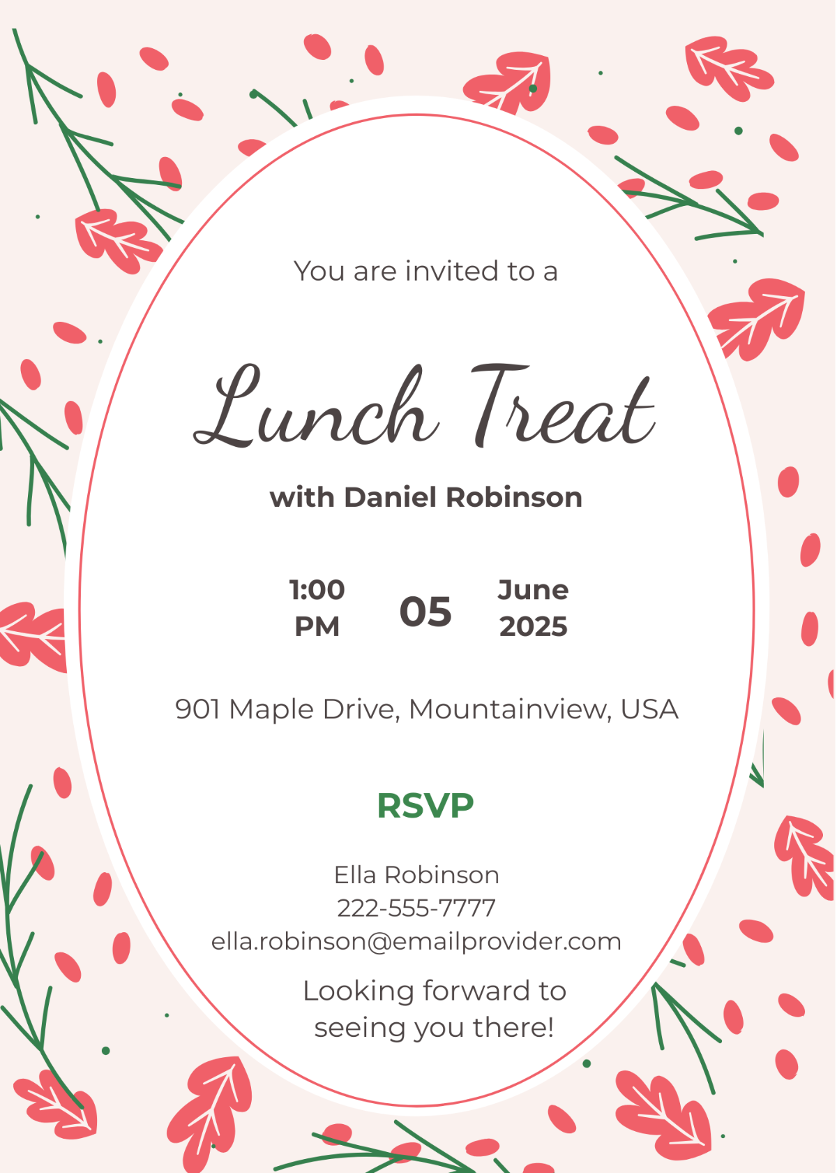 Free Lunch Invitation Templates Editable And Printable