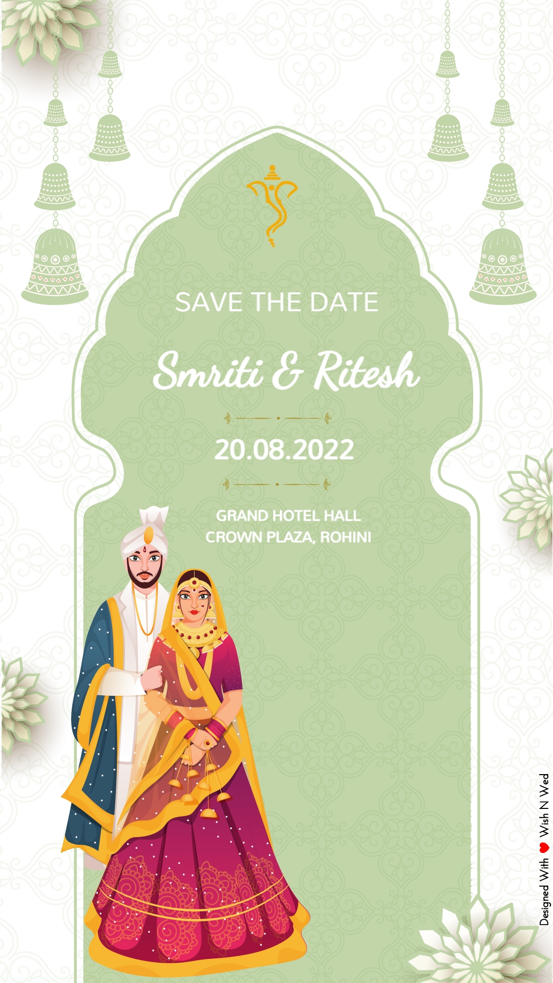 Free Mangal Vivah Hindu Wedding Invitation Wish N Wed