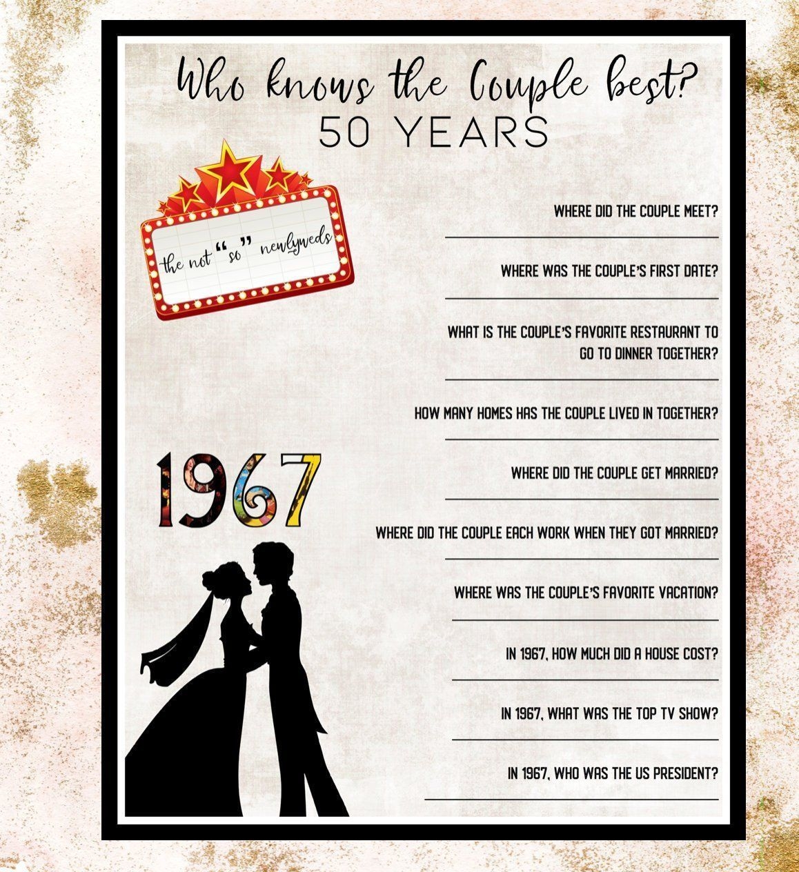 Free Printable 50Th Anniversary Games Printable Word Searches