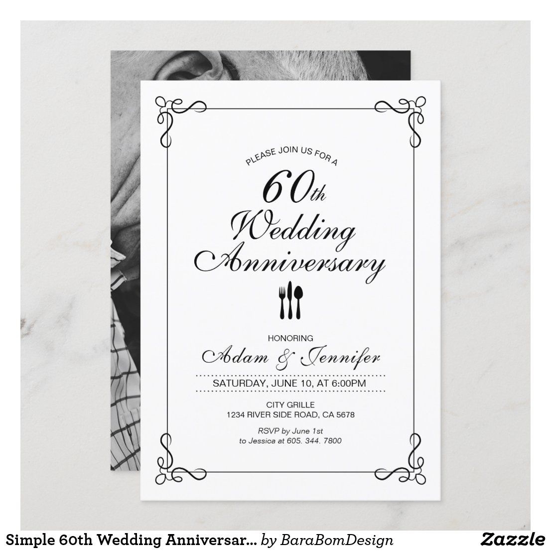 Free Printable 60Th Wedding Anniversary Invitations FREE Printable A Z