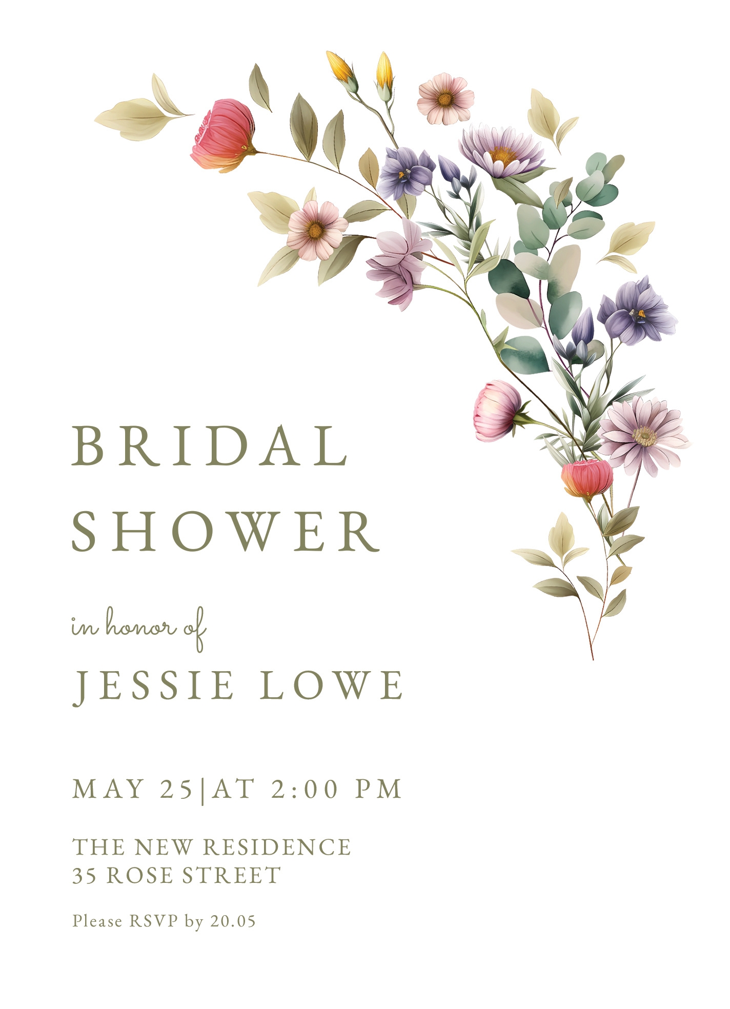 Free Printable Bridal Shower Invitations Templates FREE Printable A Z