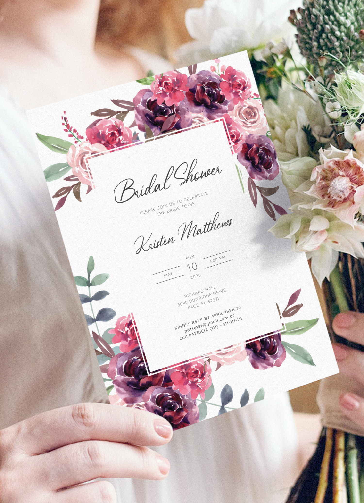 Free Printable Bridal Shower Invitations