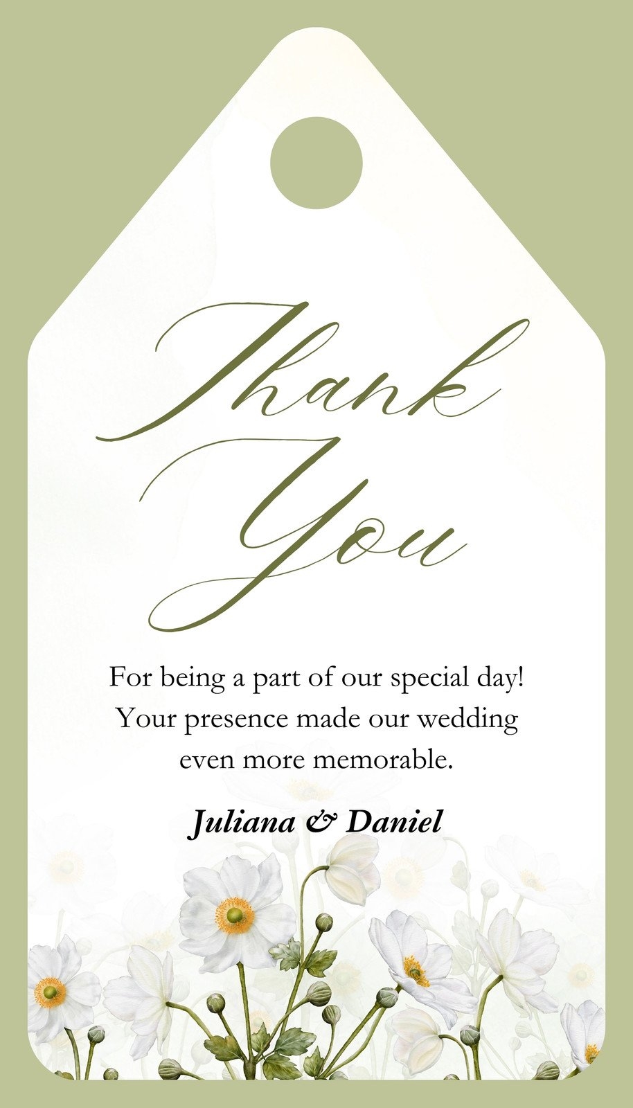 Free Printable Custom Wedding Tag Templates Canva