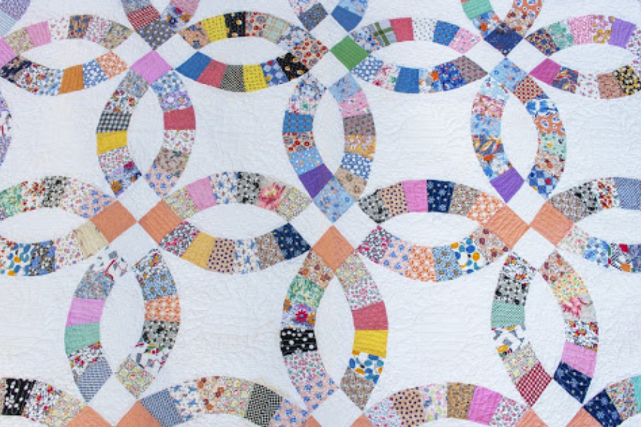 Free Printable Double Wedding Ring Quilt Pattern Pattern Stencils