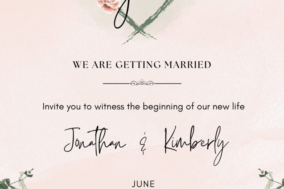 Free Printable Modern Wedding Invitation Templates Canva