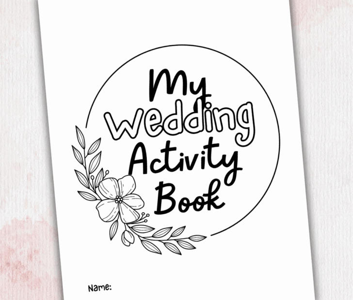 FREE Printable Wedding Activity Book For Kids